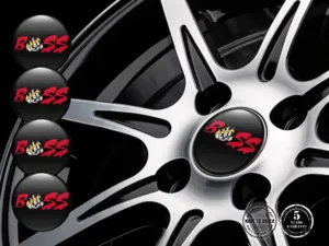 Car Rim Decal Logo Luxury Silicone Badges